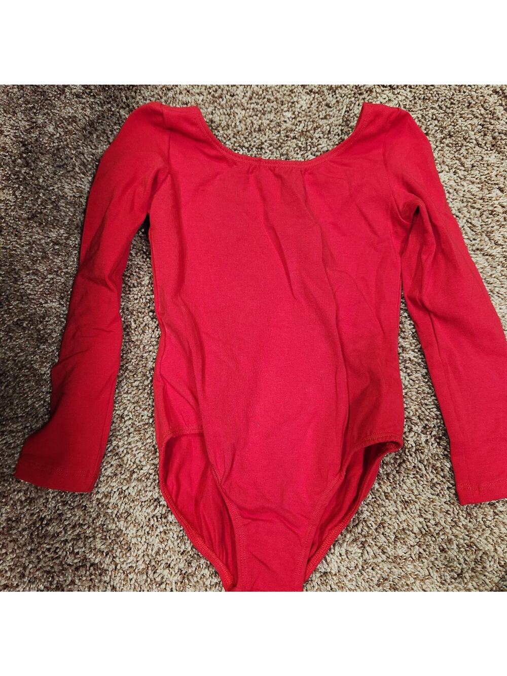 Red Dance leotard size large Girls